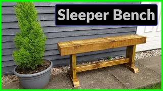 How to Build an Outdoor Sleeper Bench Seat (Scrap Wood DIY Project)