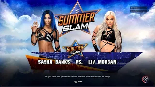 WWE 2K23 - Sasha Banks vs. Liv Morgan (Online Match)