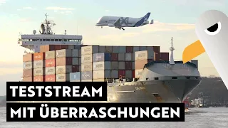 Teststream eskaliert zum Highlight ⚓️ Hamburg Hafen Live