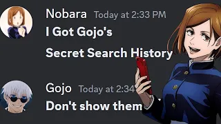 If Nobara got Gojo's Secret Search history.....