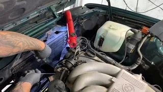 Installing water pump and timing belt in my E30