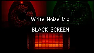 Fan Heater White Noise Mix to help you Sleep | Black Screen Sleep Sound