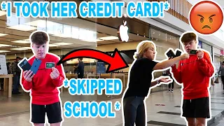 Skipping School To Buy The iPhone 12 On My PARENTS Credit Card... *SUSPENDED*