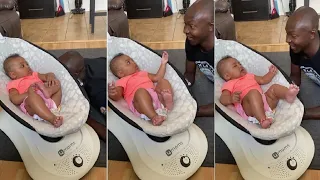 Sweet baby gets scared during game of peekaboo #Shorts