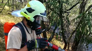 požár litochovice  4 - 5. 7. 2018