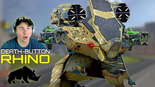 No Way… Original Death-Button Rhino REVIVED... Crushing The Meta - GODLIKE | War Robots