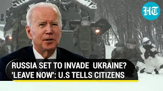 U.S fears Russia could invade Ukraine 'anytime'; tells citizens to leave, draws down Embassy staff