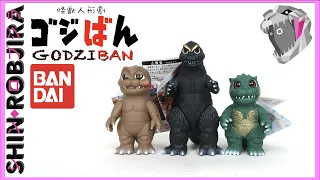 Bandai Movie Monster Series: Godziban! - Godzilla-Kun, Minilla & Little Godzilla | Set Review