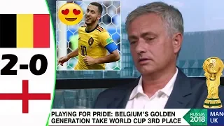 BELGIUM VS ENGLAND 2-0 [POST MATCH ANALYSIS] WITH JOSÉ MOURINHO!