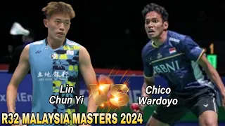 Chico Aura Dwi Wardoyo vs Lin Chun Yi || R32 Malaysia Masters 2024