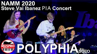 NAMM 2020: Polyphia Tim Henson Scott LePage "Zappa Guitar Jam" at the Steve Vai Ibanez PIA Concert