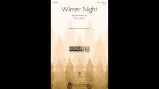 Winter Night (2-Part Choir) - by Audrey Snyder