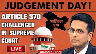 CJI DY Chandrachud LIVE: Supreme Court's big Verdict on Article 370 Abrogation in Jammu & Kashmir