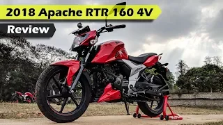 2018 TVS Apache RTR 160 4V Review in Hindi - ICN Studio