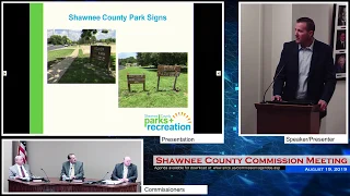 Shawnee County Kansas Commission Meeting 2019/08/19