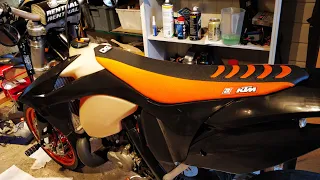 KTM EXC 250 Penkinpäällisen Vaihto | Tallihommia #22