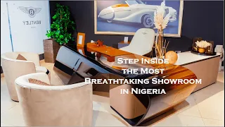 Step into a World of Luxury: Bentley and Versace Furniture Shine in Abuja's Most Stunning Showroom!