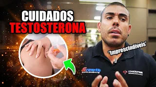 6 cuidados ao usar testosterona constante *enantato, cipionato, dura, etc*