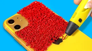 ARTESANATOS COM CANETA 3D || Dicas Engraçadas e de DIY para a Volta às Aulas por 123 GO! SCHOOL