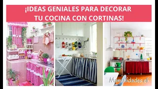 ¡10 Ideas De Cortinas Para Embellecer La Cocina!