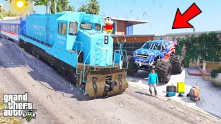 Franklin and Shinchan Start Train Journey From North Yankton To Los Santos or Fun in Train IN GTA V