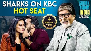 Sharks अपने टैंक से निकलके पहुंचे Hot Seat पे | Shark Tank India Season 2 | Sharks on KBC