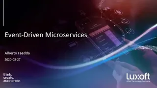 Alberto Faedda: "Event-Driven Architecture Microservices"