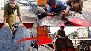 Restoration of a Truck Tun Plate|| Fifth Wheel plate replacement ||