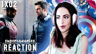 COUPLE'S THERAPY? The Falcon and The Winter Soldier Episode 2 Reaction