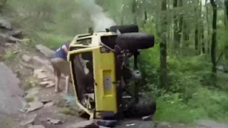 Fails Compilation Extreme Jeep crash  4x4 - каскадеры, фокус не удался (2019)