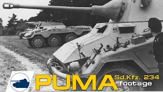 WWII Rare PUMA footage - Sd.Kfz. 234/2 - Sd.Kfz. 234/3 - Sd.Kfz. 234/4