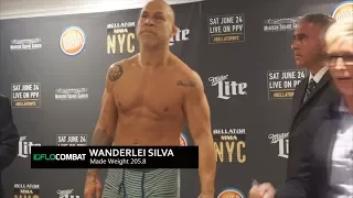 Wanderlei Silva makes weight for Bellator NYC