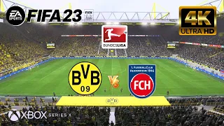 FIFA 23 - Borussia Dortmund vs FC Heidenheim | Bundesliga | Next Gen - Series X [4K 60FPS]