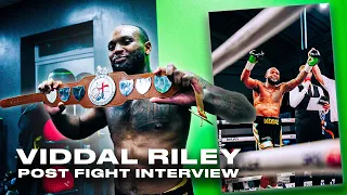 Viddal Riley EXCLUSIVE Interview |  English Cruiserweight Champion Calls For Lawal & Chamberlain 💥