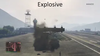 All Bombs Types Compared, GTA Online