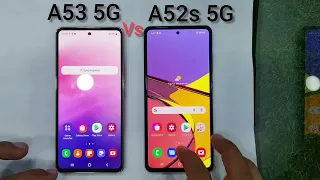 Samsung A53 5G vs A52s 5G | SPEED TEST | Basitali92