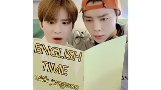 ENGLISH TIME with JUNGWOO | jungwoo speaking English compilation