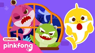 Jugando al Escondite con la Familia Tiburón Zombi😱 | Pinkfong Canciones de #Halloween para Niños