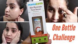 #Onebottlechallenge#mamaearth|Mamaearth Vitamin c serum|One bottle challenge|Raw & Honest Review