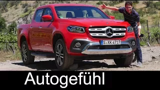 Mercedes X-Class FULL REVIEW X-Klasse pickup truck test driven onroad offroad - Autogefühl