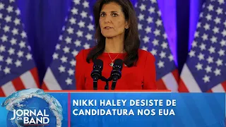 Nikki Haley desiste de candidatura e deixa caminho livre para Trump | Jornal da Band