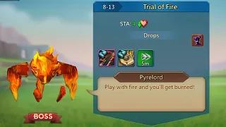 LORDS MOBILE | NORMAL 8-13 Trial of Fire AUTO| Relaxing soulß