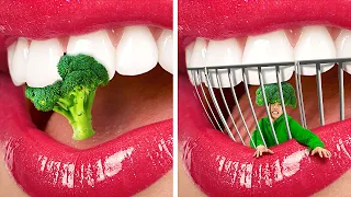 If a Broccoli Was A PERSON!🥦 LIFE-SAVING Hacks And DIYs For Clumsy People