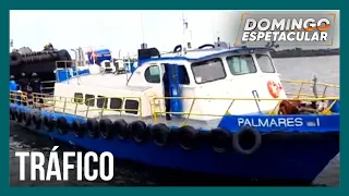 Quadrilhas transportam drogas para o exterior usando pequenos barcos
