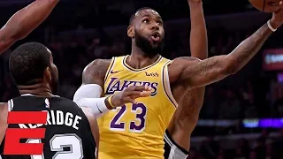 LeBron misses 2 overtime free throws, game-winner as Lakers lose to Spurs | NBA Highlights