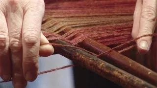 How To Set Up An Old Fashioned Loom