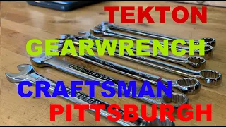 Ultimate Wrench REVIEW/TEST (Gearwrench Tekton Pittsburgh Craftsman Husky Kobalt Carlyle Crescent)