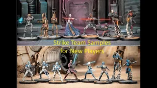 Star Wars Shatterpoint Strike Team Samples for New Players