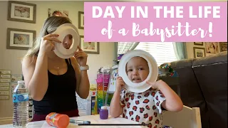 DAY IN THE LIFE OF MY BABYSITTER WITH TWO TODDLERS