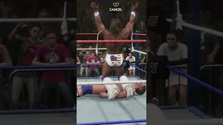 Ultimate Warrior running splash in wwe 2k23